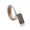 Synthetic Leather belt,Men's PU belt with plate buckle